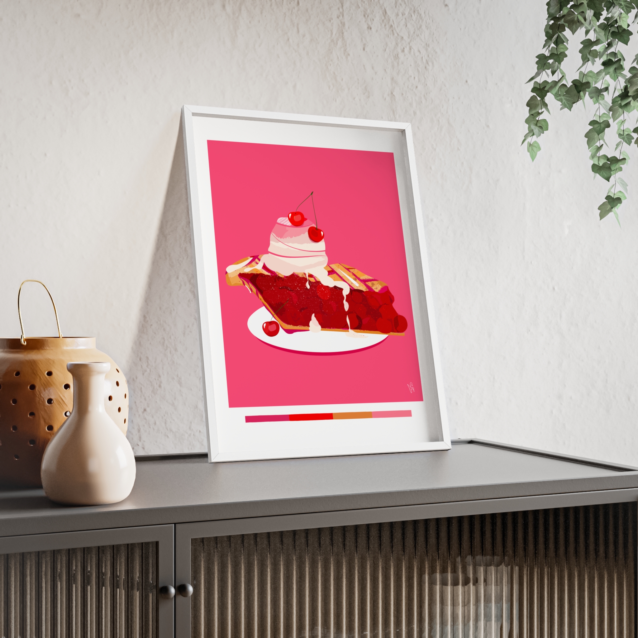 Cherry Pie Poster, Framed - Image 43