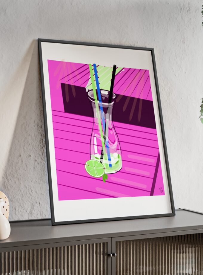 Mojito In Starigrad Poster, Framed