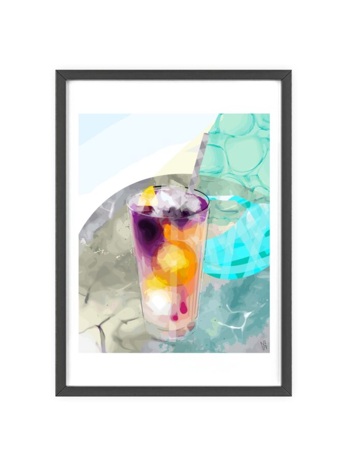 Lemonade In Zagreb Poster, Framed