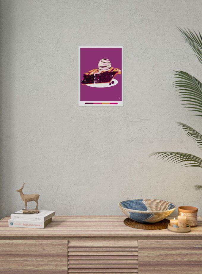 Blueberry Pie Poster