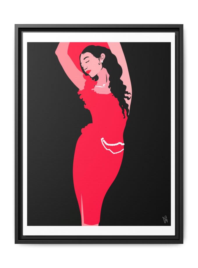 Goddess Canvas, Framed