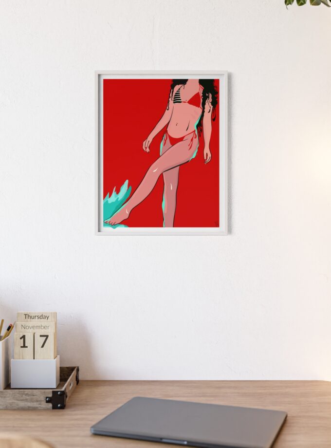 Budva Poster, Framed