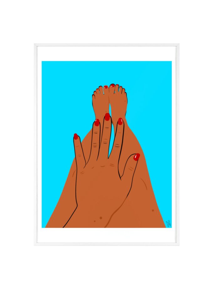 Sky Polish Poster, Framed