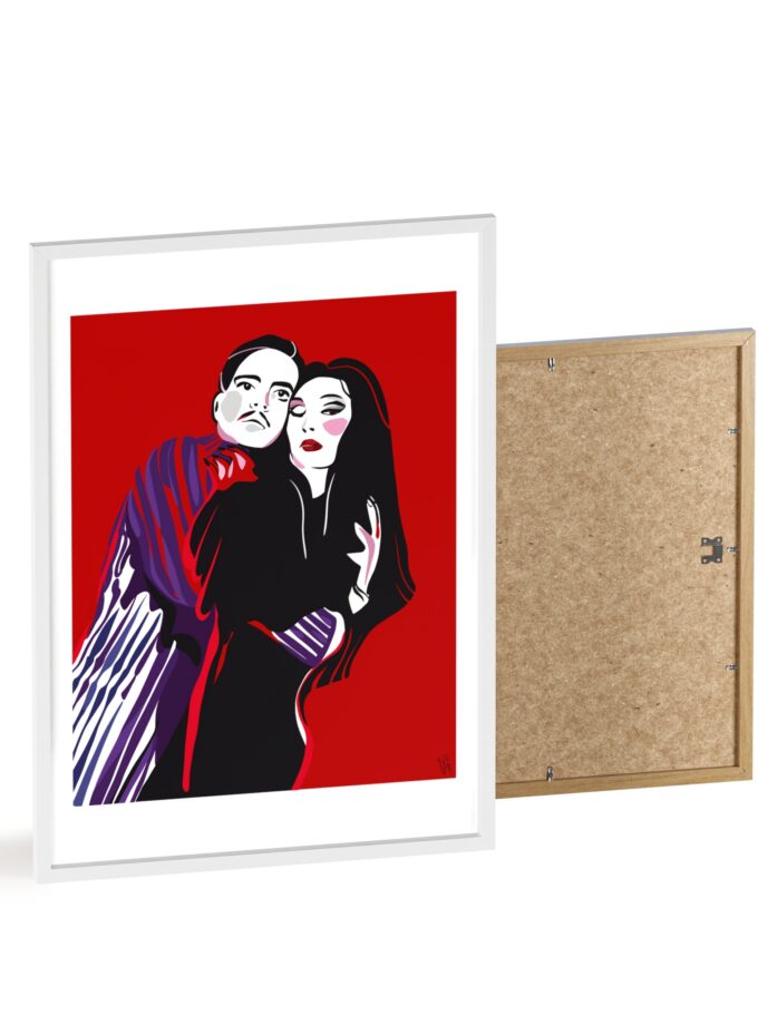 90' Bloody Halloween Poster, Framed