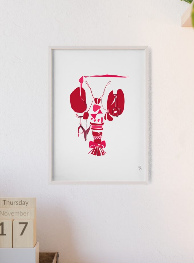 Chef's Kiss Poster, Framed