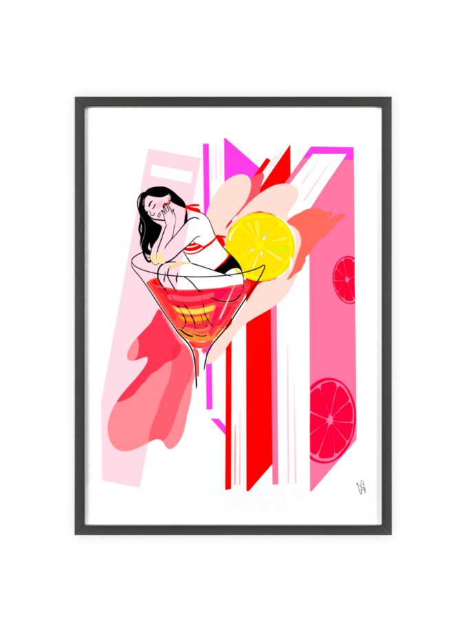 Cosmopolitana Poster, Framed