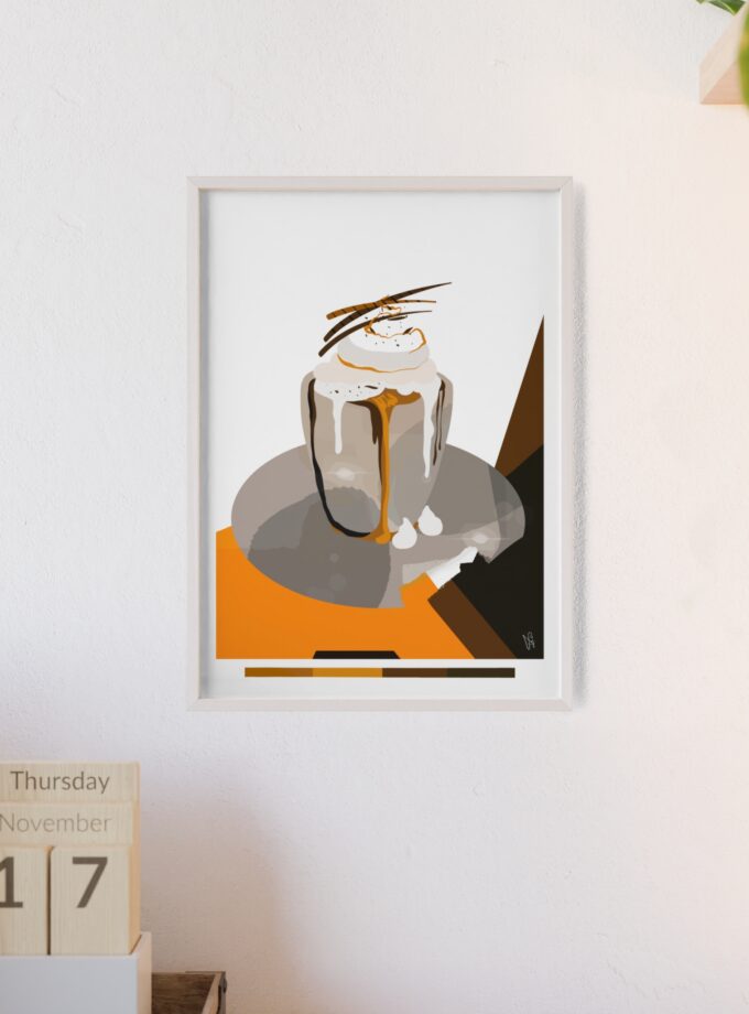 Caramel Bliss Poster, Framed