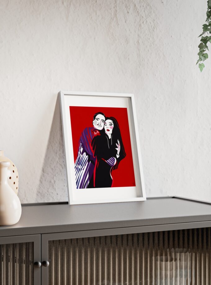 90' Bloody Halloween Poster, Framed