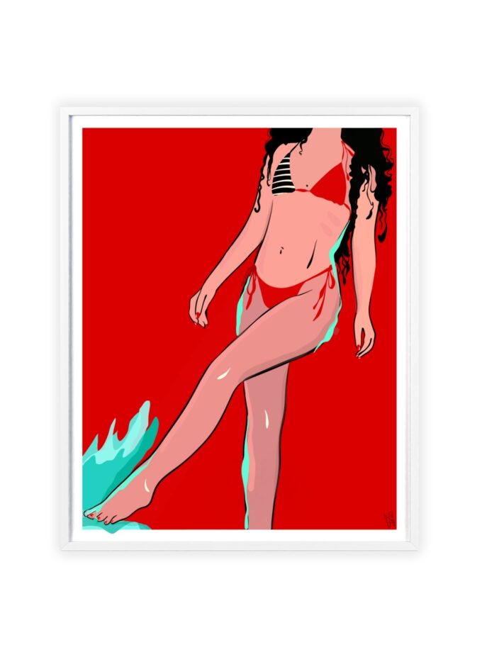 Budva Poster, Framed