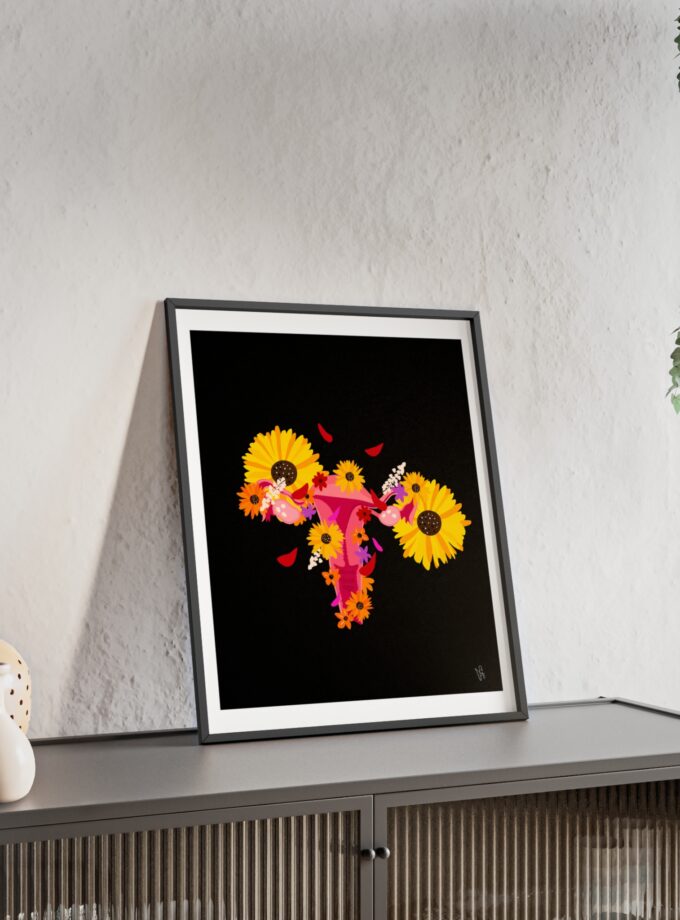 Nature Is Healing Poster, Framed