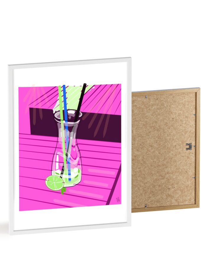 Mojito In Starigrad Poster, Framed