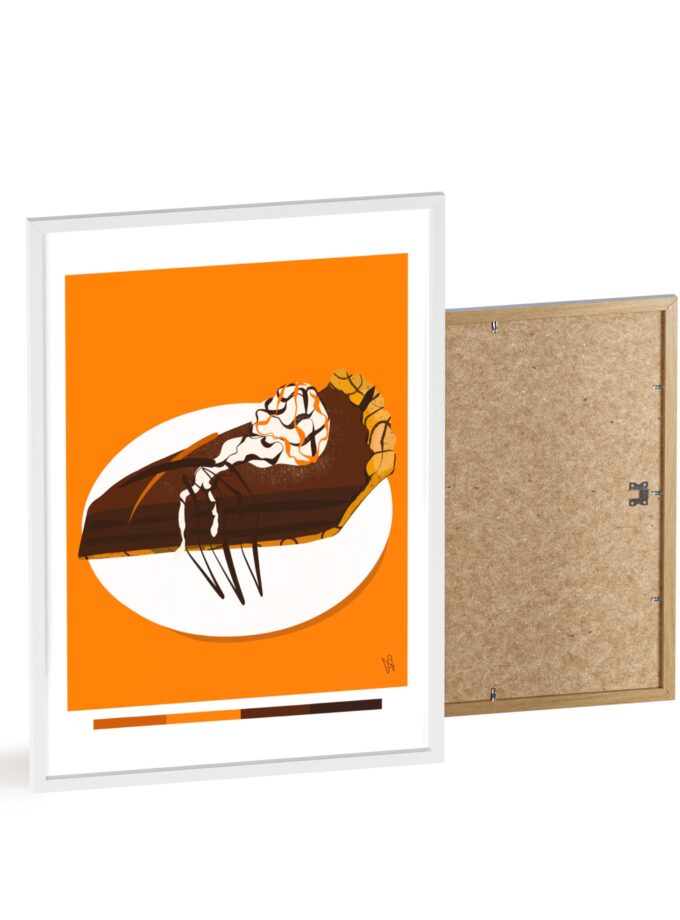 Chocolate Pie Poster, Framed
