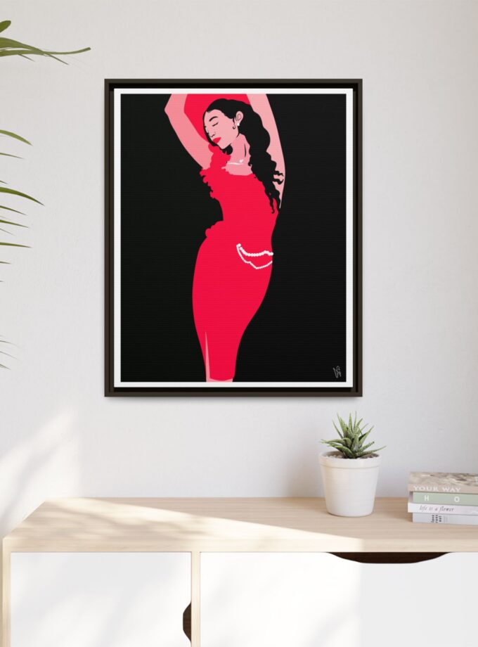 Goddess Canvas, Framed