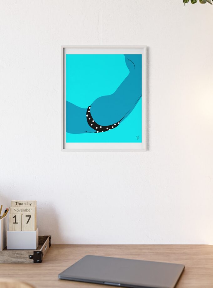 Dive In Poster, Framed
