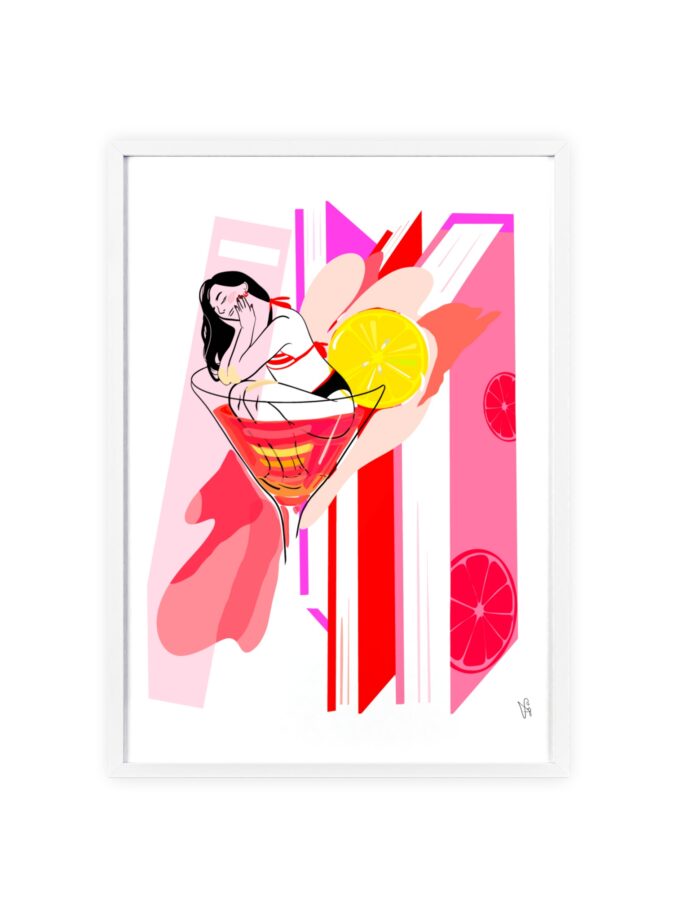 Cosmopolitana Poster, Framed