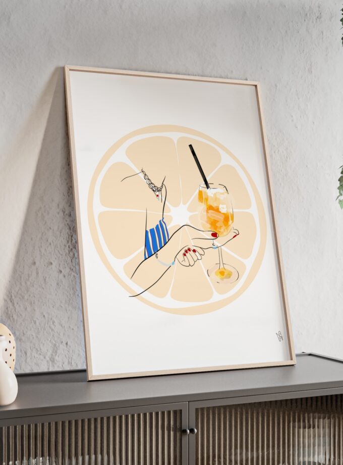 Mimosa in Dubrovnik Poster, Framed