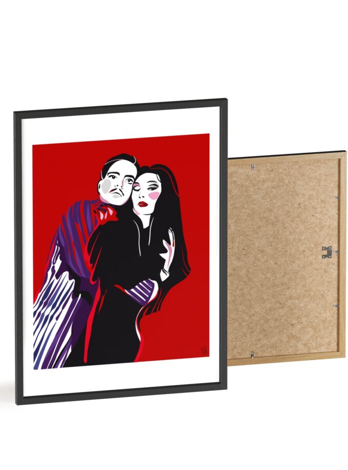 90' Bloody Halloween Poster, Framed