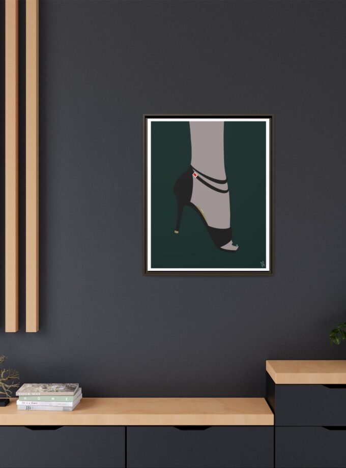 Emerald Canvas, Framed