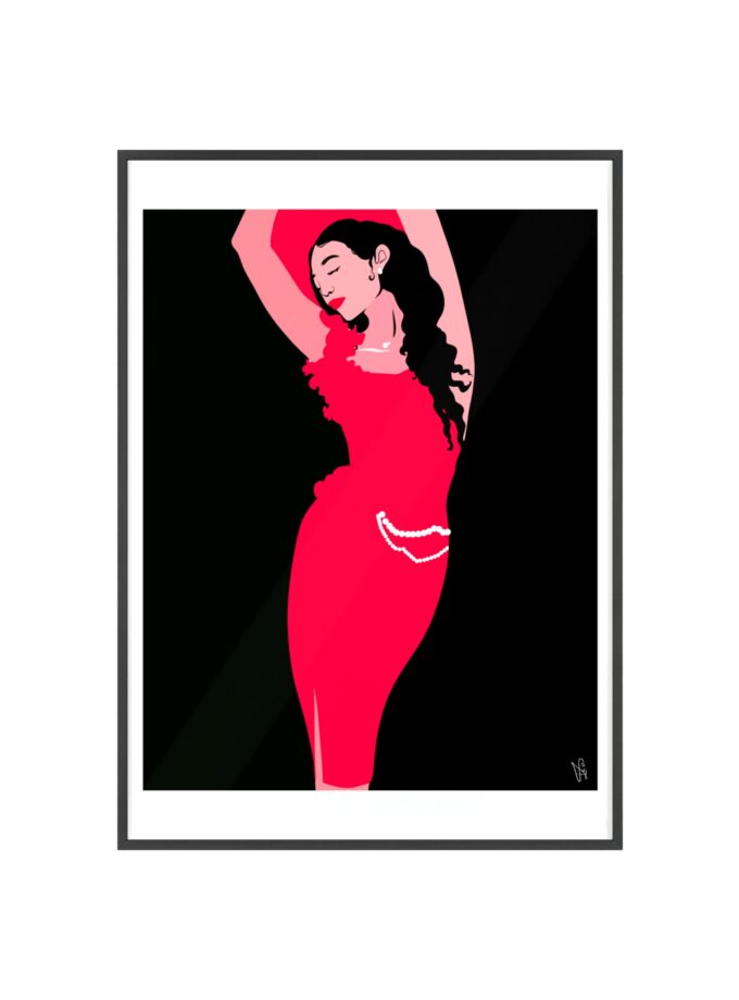 Goddess Poster, Framed