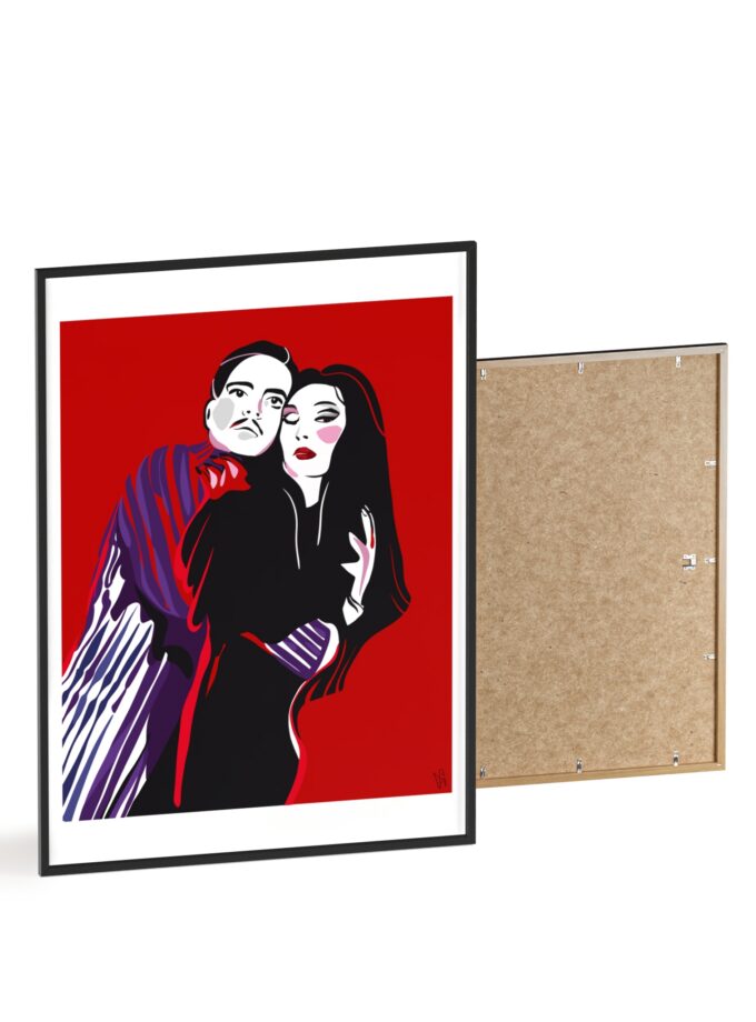 90' Bloody Halloween Poster, Framed