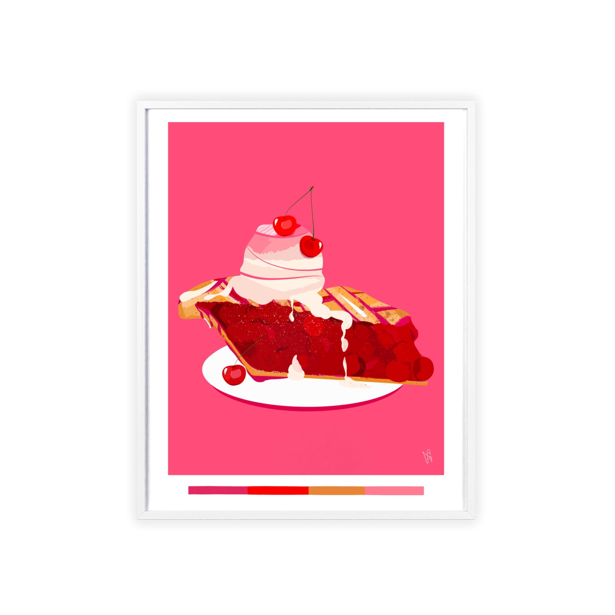 Cherry Pie Poster, Framed - Image 9