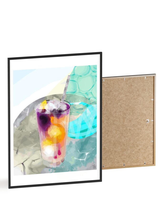 Lemonade In Zagreb Poster, Framed