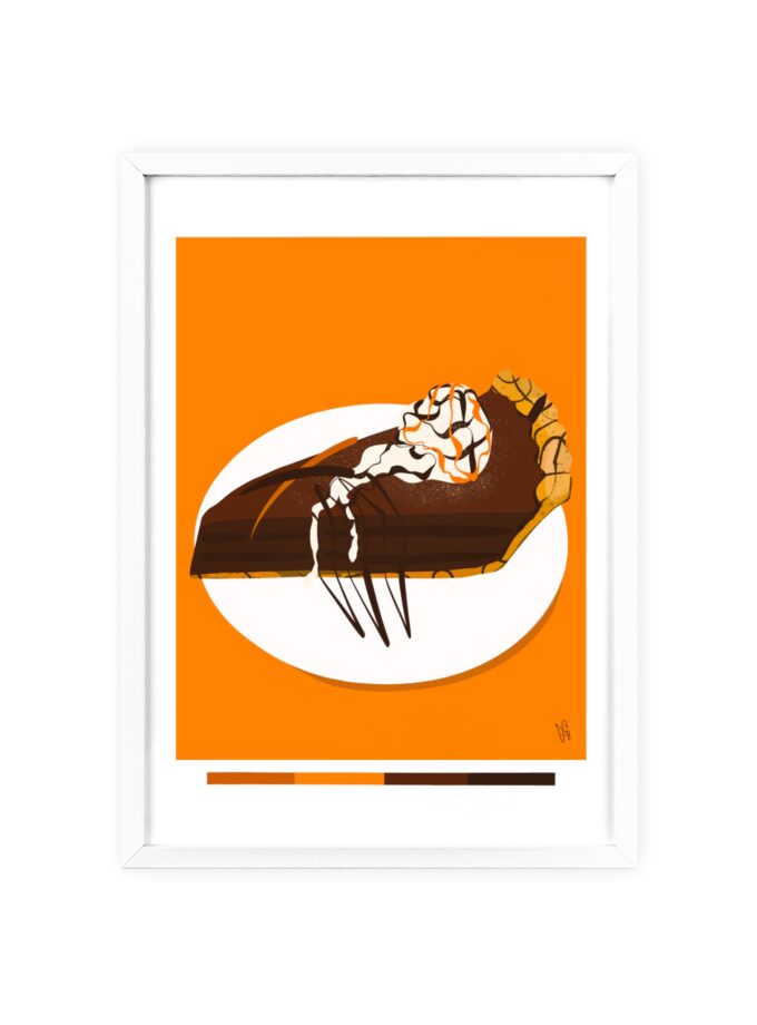 Chocolate Pie Poster, Framed