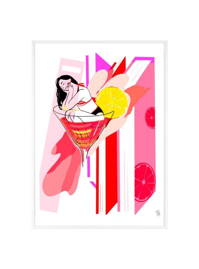 Cosmopolitana Poster, Framed