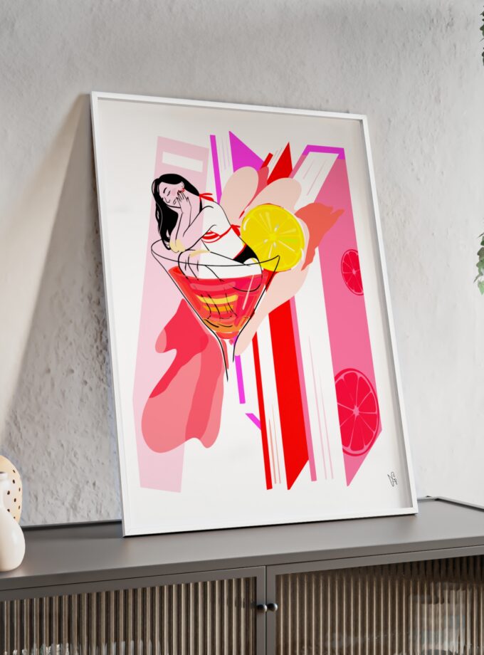 Cosmopolitana Poster, Framed