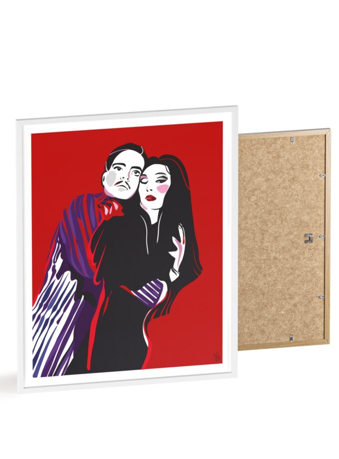 90' Bloody Halloween Poster, Framed