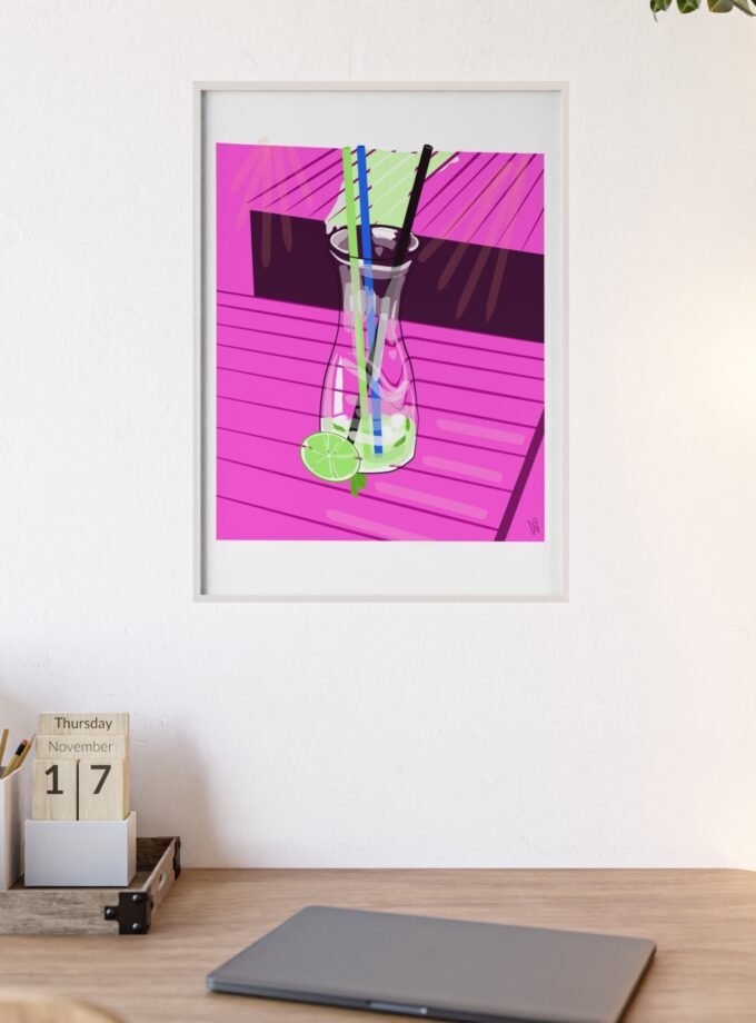 Mojito In Starigrad Poster, Framed