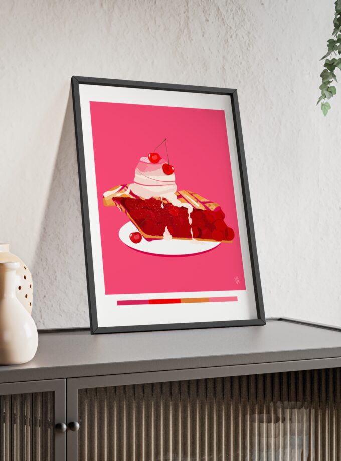 Cherry Pie Poster, Framed