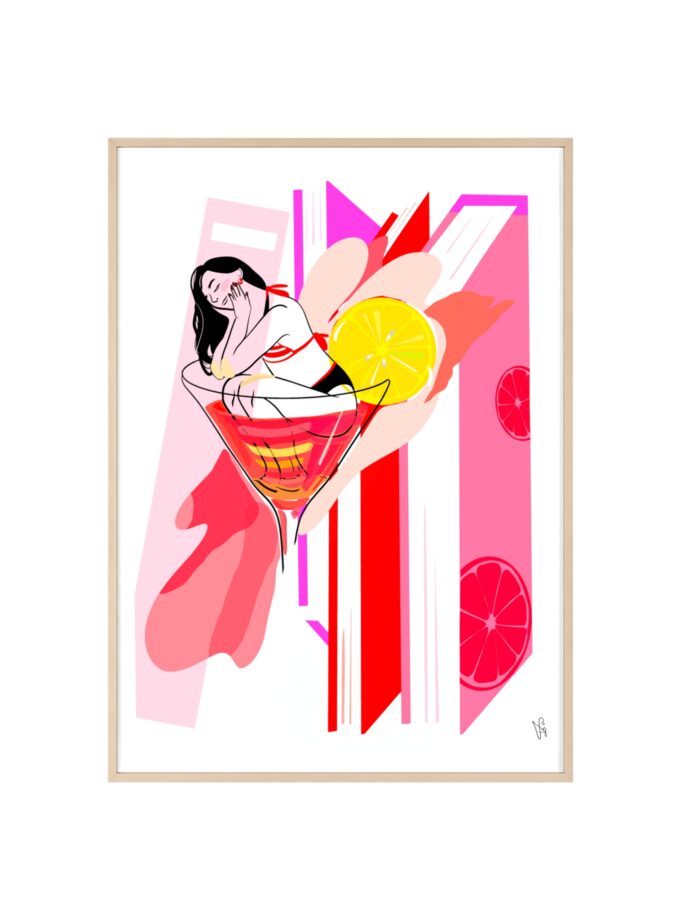 Cosmopolitana Poster, Framed