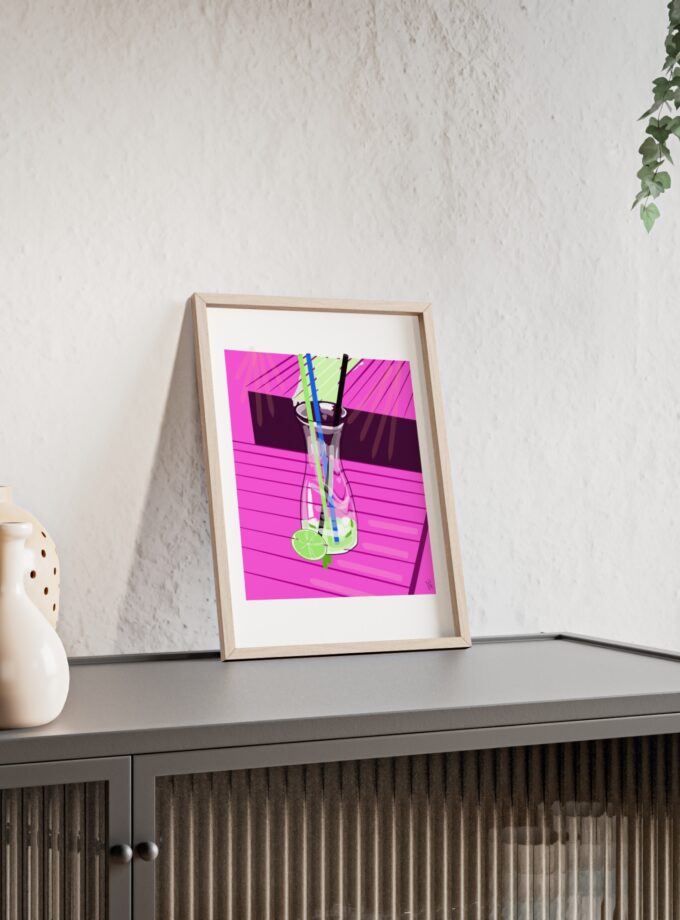 Mojito In Starigrad Poster, Framed