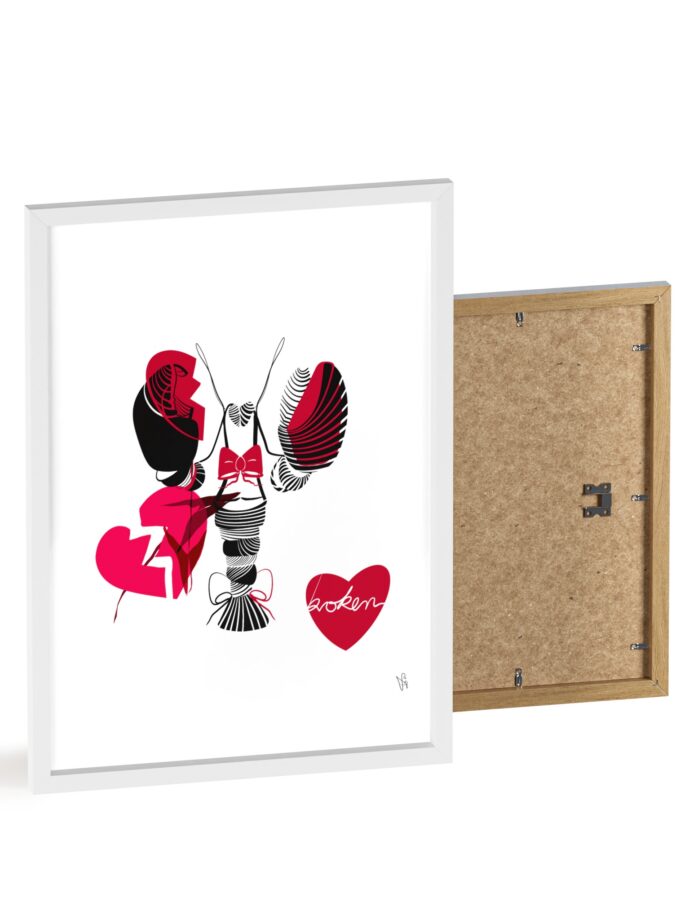 Heartbroken Poster, Framed