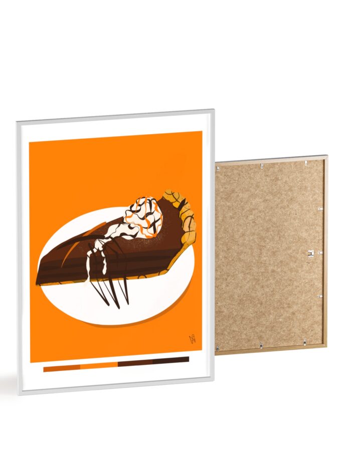 Chocolate Pie Poster, Framed