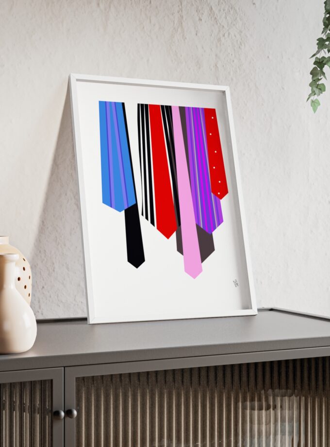 Ties Poster, Framed