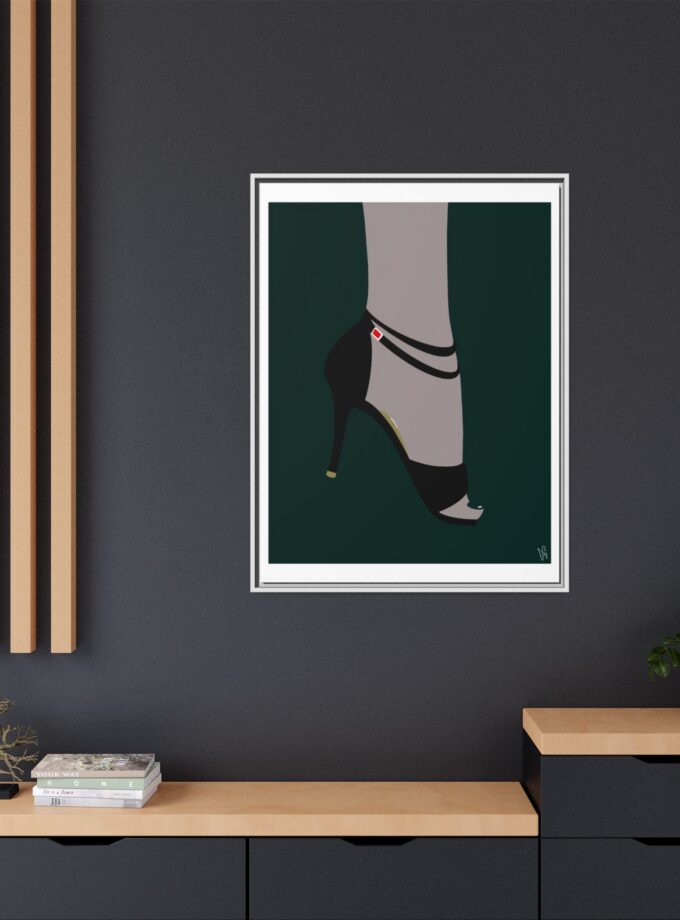 Emerald Canvas, Framed