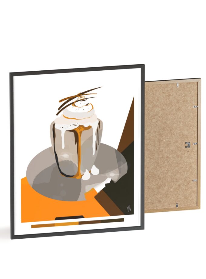 Caramel Bliss Poster, Framed