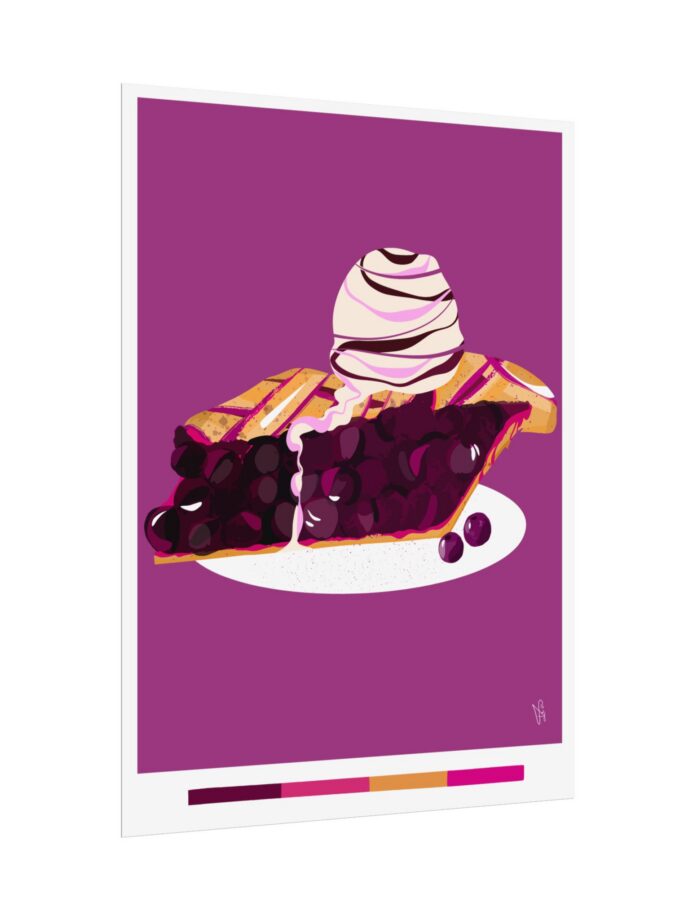 Blueberry Pie Poster