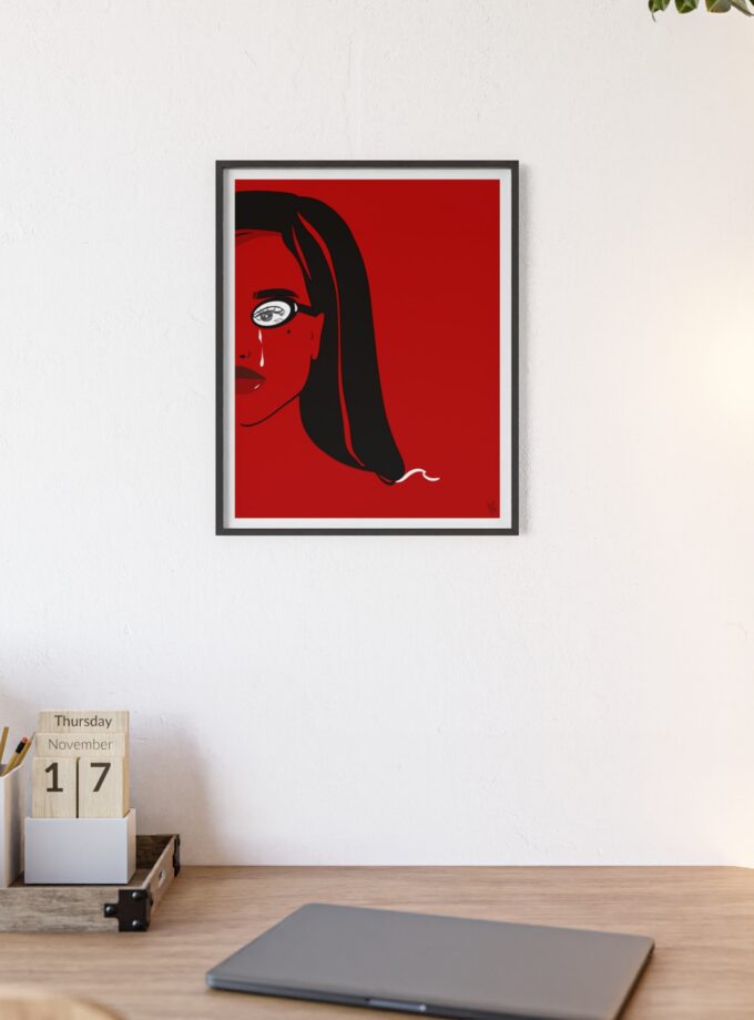 Writer Poster, Framed