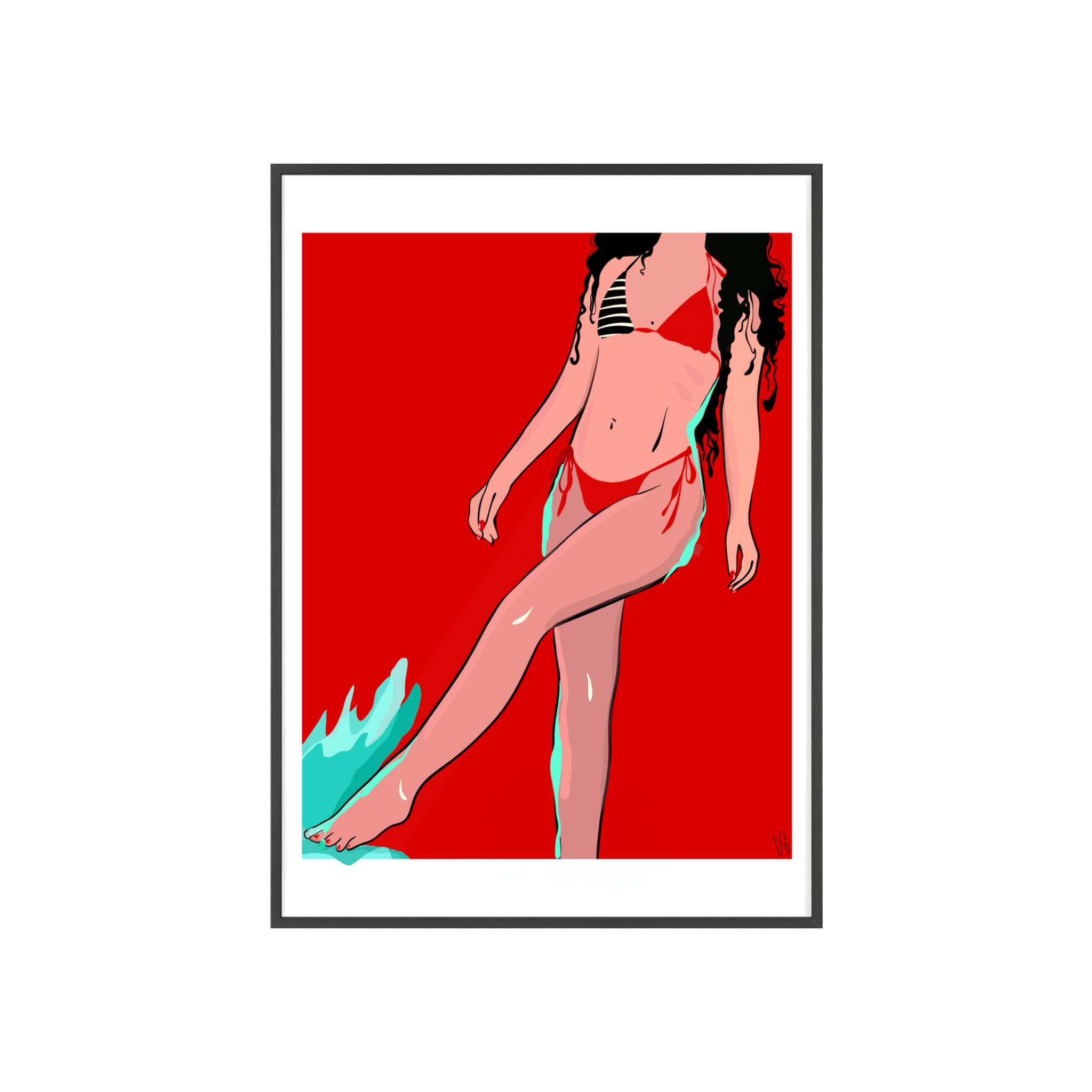 Budva Poster, Framed - Image 17