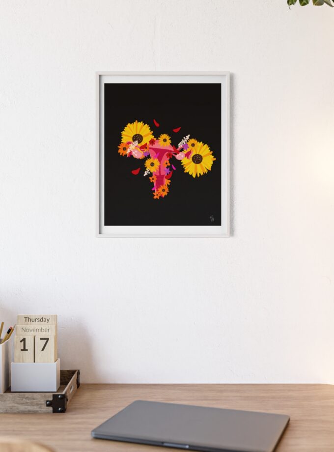 Nature Is Healing Poster, Framed