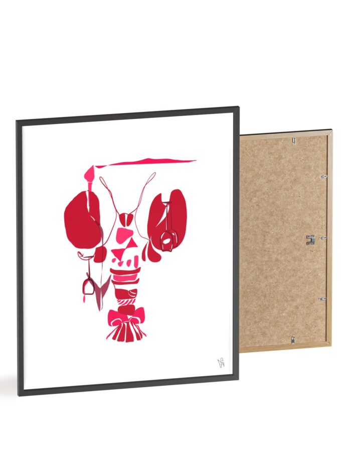 Chef's Kiss Poster, Framed