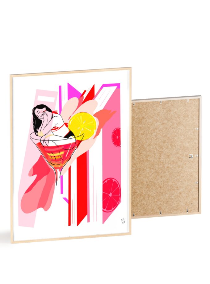 Cosmopolitana Poster, Framed