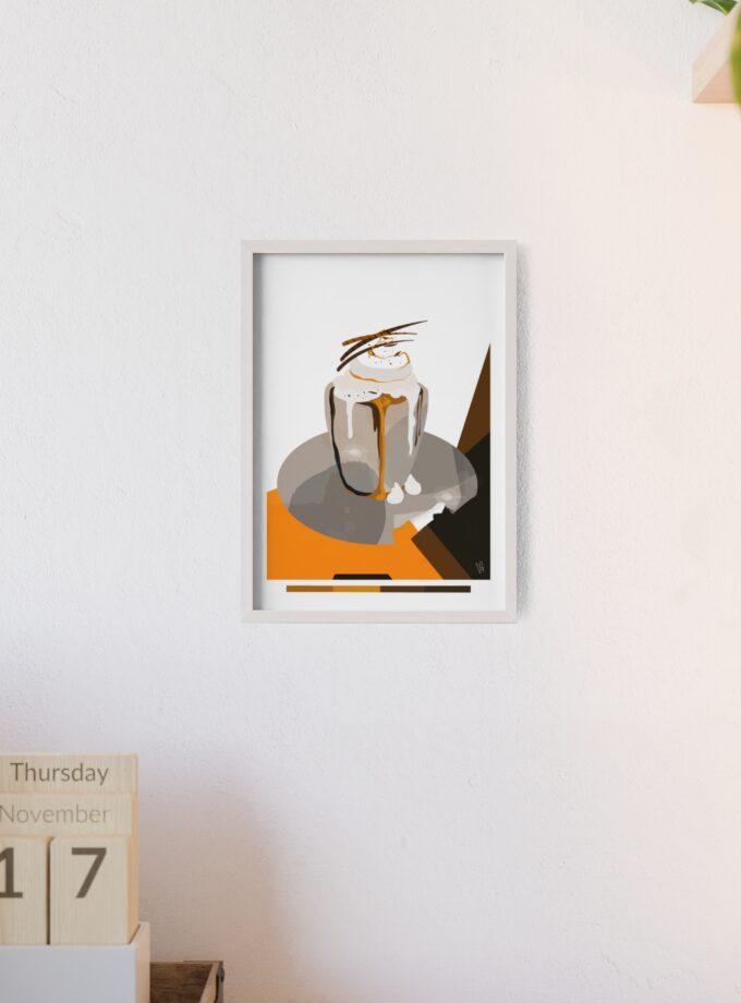 Caramel Bliss Poster, Framed