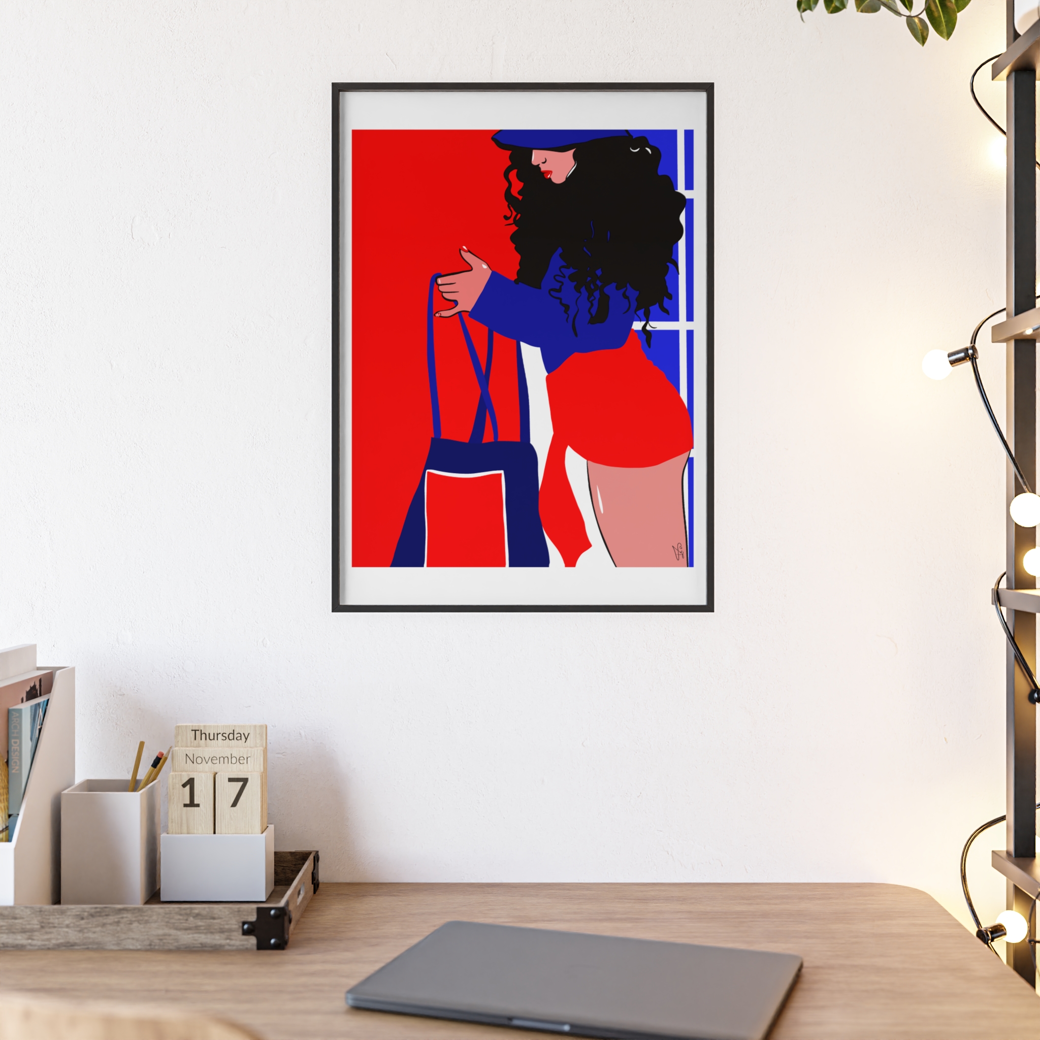 Beach Day Poster, Framed - Image 24