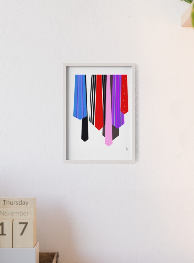 Ties Poster, Framed