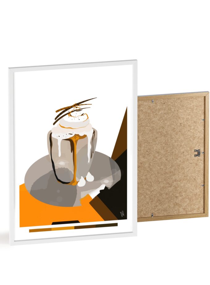 Caramel Bliss Poster, Framed