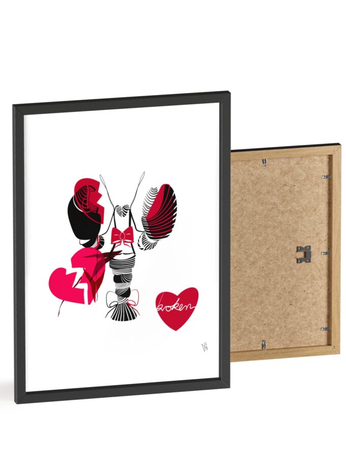 Heartbroken Poster, Framed